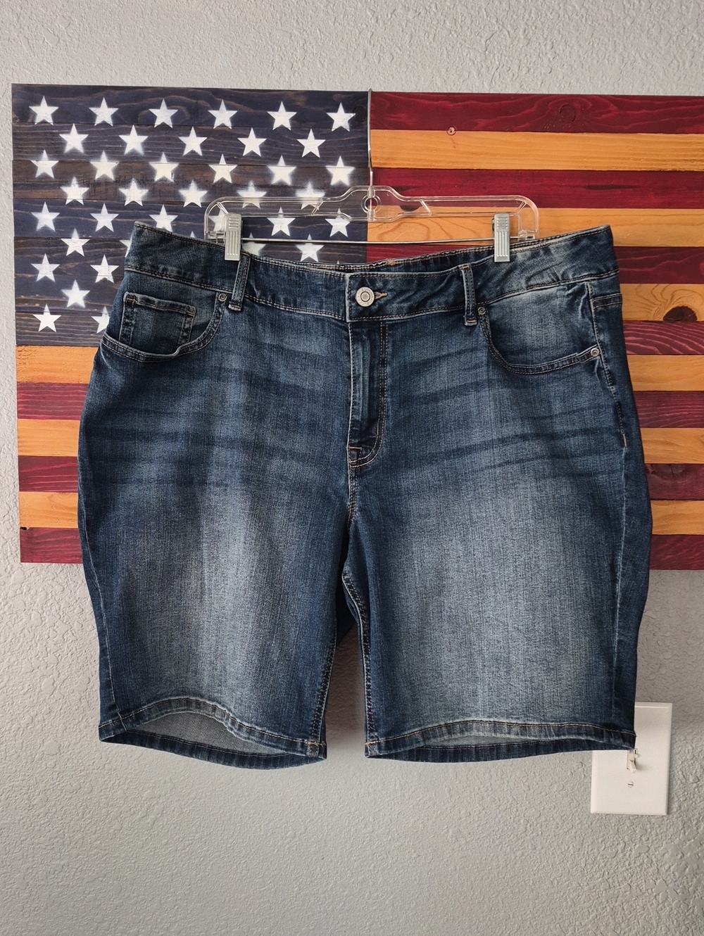 M Jeans By Maurices Plus Size Denim Shorts | Size 22w